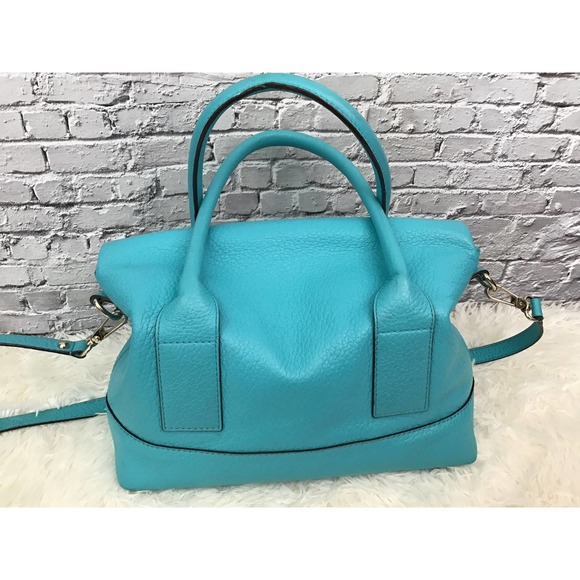 Kate Spade Carmen Southport Avenue Pebbled Leather Satchel Handbag - Picture 2 of 6